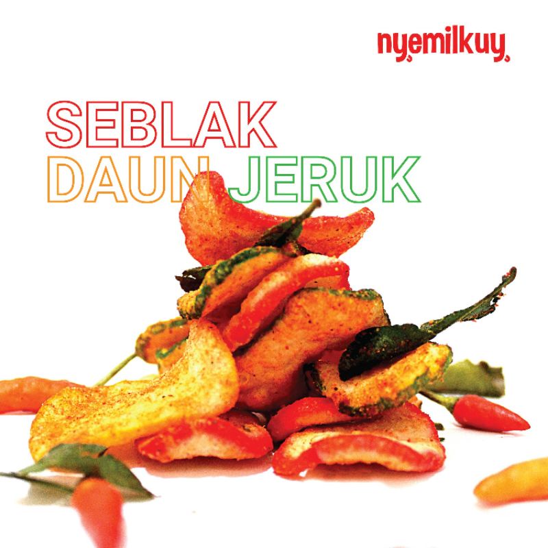 

Kerupuk Seblak Daun Jeruk / Seblak Kering Nyemilkuy (60gr) Kemasan Pouch Jajanan Kekinian