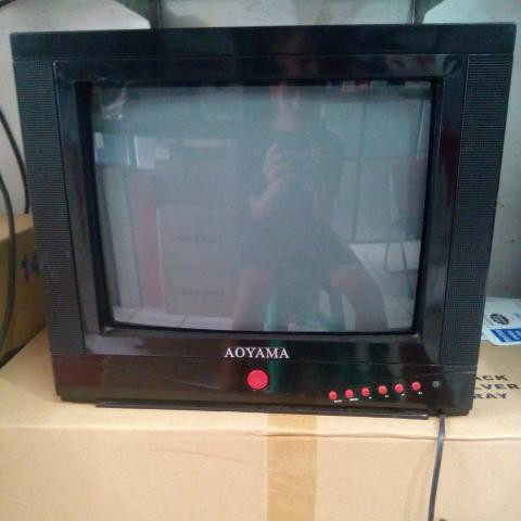TV TABUNG AOYAMA 14" MURAH + free antena