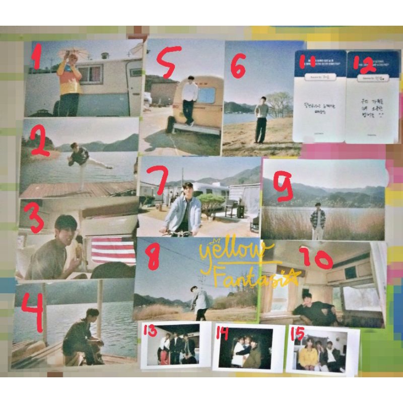 SF9 L amitie Photobook (Paper Photo, polaroid, ask message)