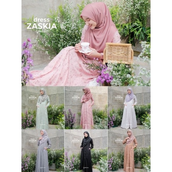 Zaskia Dress by Greenism | Gamis Dress Original by Greenism | Keiko Dress
