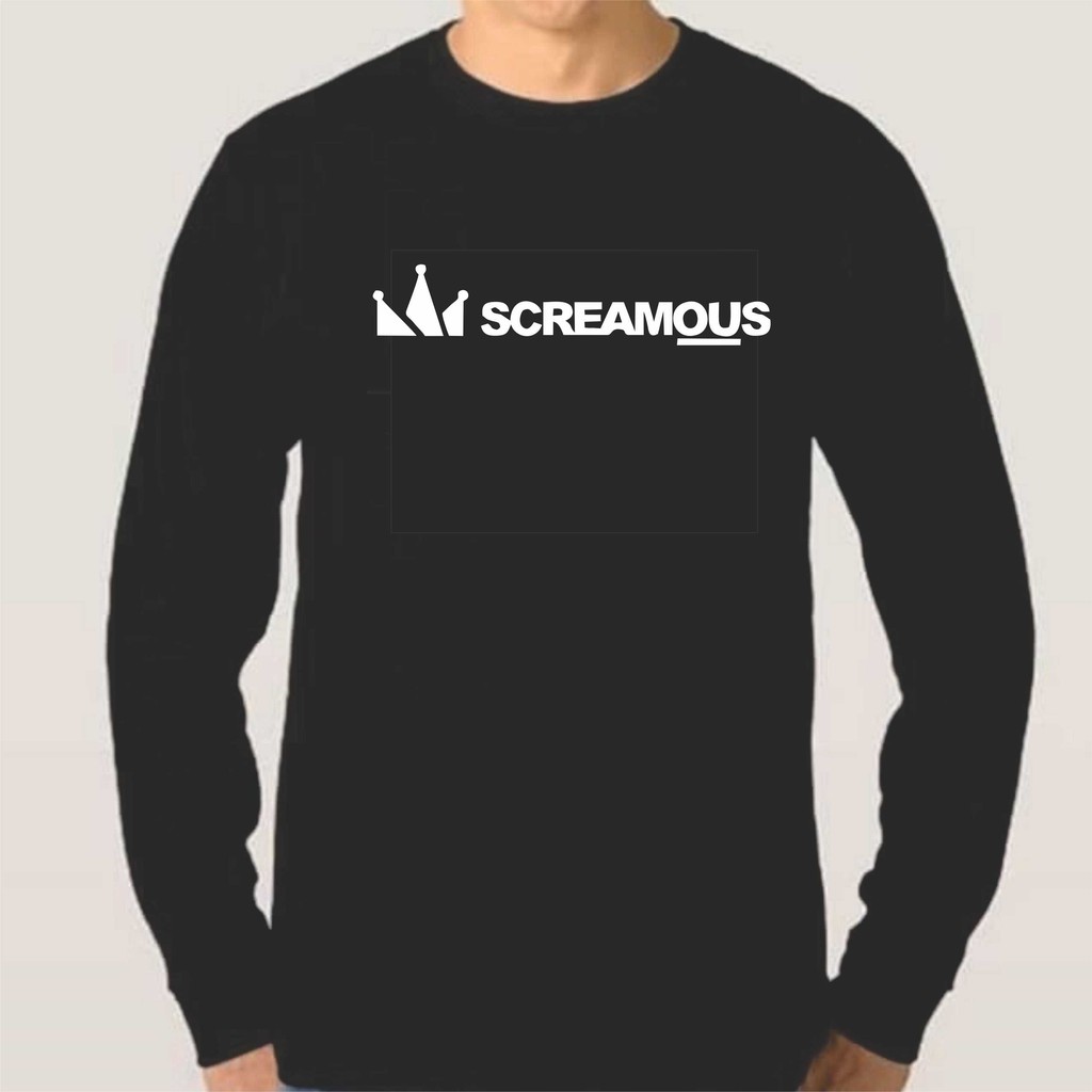 Kaos SCREAMOUS Lengan Panjang Jumbo