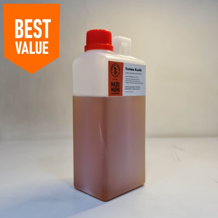 

Madu Murni Super (Raw Honey) - 1kg - Rambutan