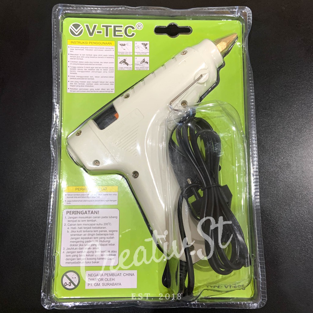 

V-TEC Mesin Lem Tembak Besar Glue Gun 60 Watt