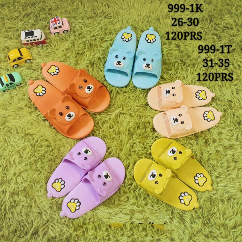 Sandal Selop Anak cewek Jelly Kokop Beruang 999 Balance