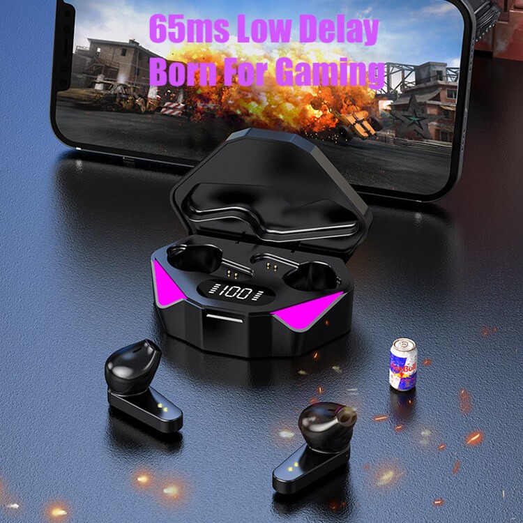 Xboon X15 TWS Headset Earphone Wireless Bluetooth 5.0 Gaming Low Delay-4
