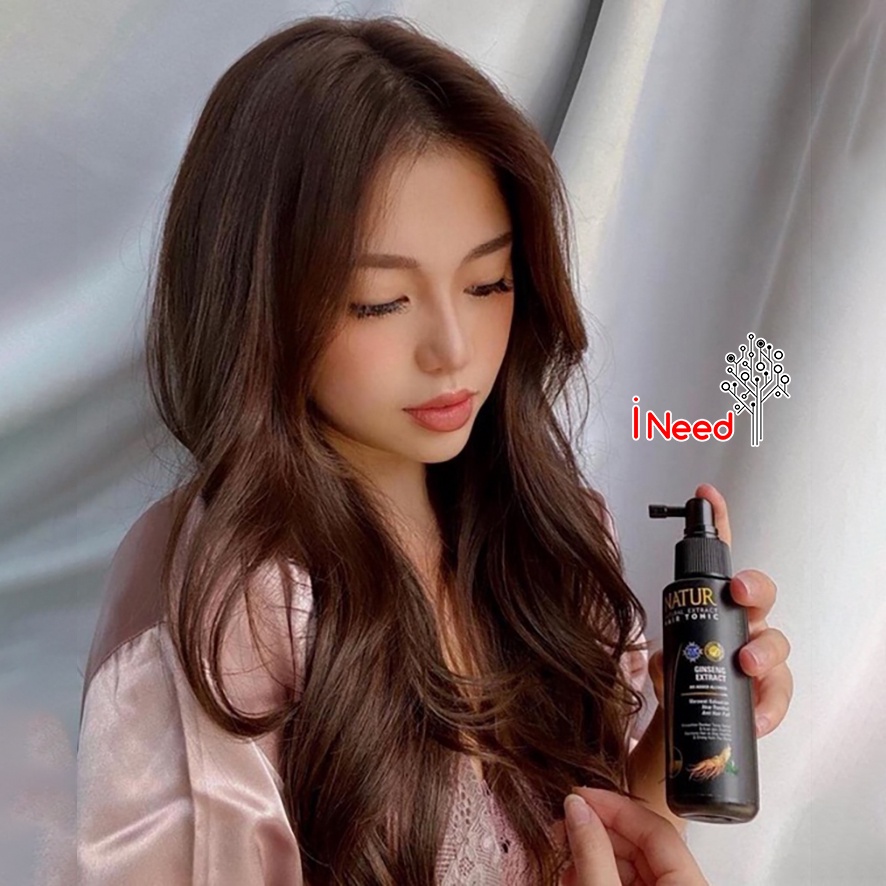 (INEED) NATUR Natural Extract Hair Tonic Aloe Vera Extract | Ginseng Extract - 50ml / 90ml