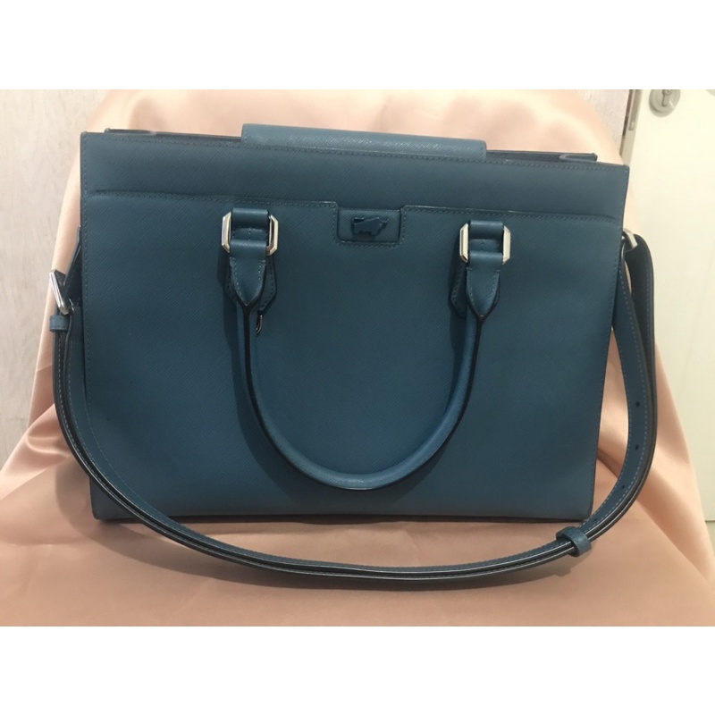 Tas selempang slingbag Braun Buffel blue ORI