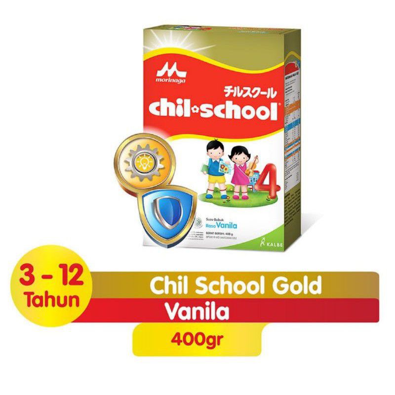 Susu chil school vanila 400 gram Milk Bubuk Morinaga Original