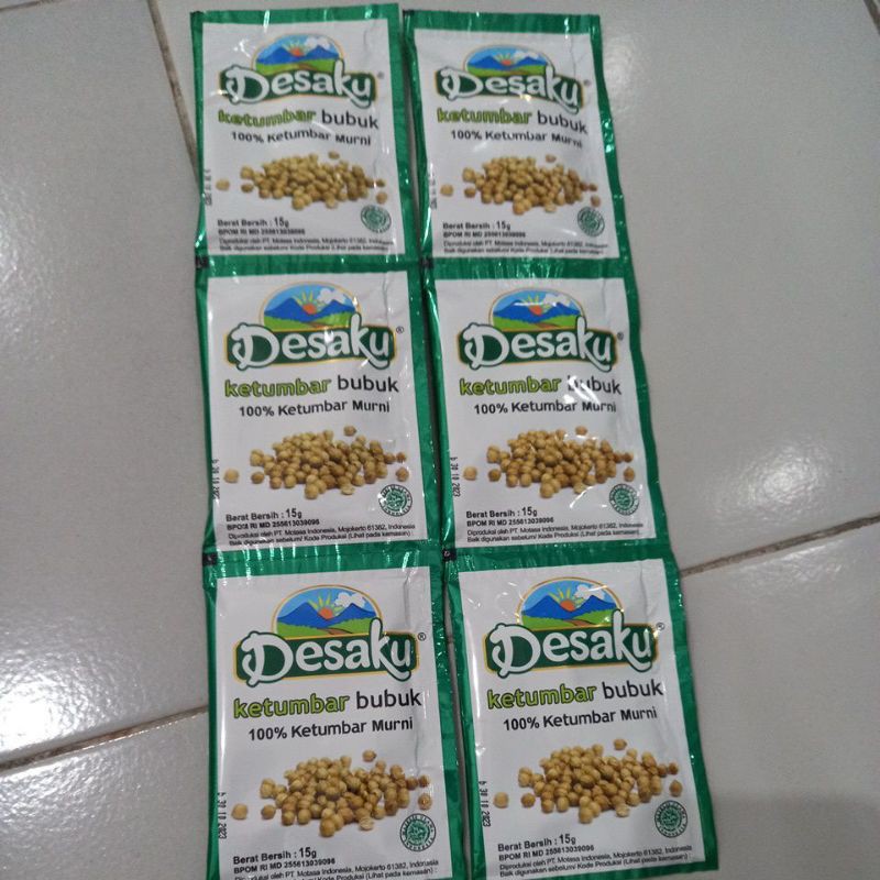

Ketumbat Bubuk Desaku isi 12 Sachet