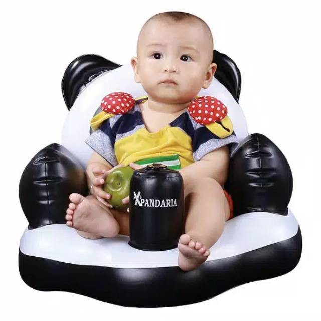 Kursi Sofa Angin Bahan PVC Baby Chair Bisa Tiup Atau Pompa SF01