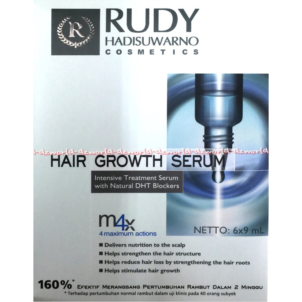 Rudy Hadisuwarno Hair Growth Serum Rudi Perawatan Rambut 6pcs Rudi