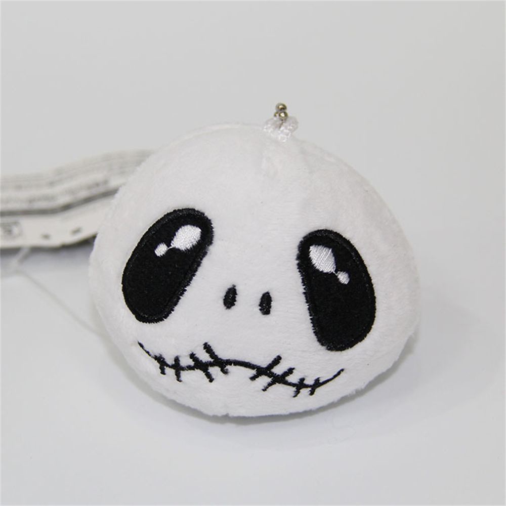 ELEGANT 8CM JACK Plush Doll Birthday Gift Jack Head Toys Halloween Festival Toy Stuffed Plush Doll Cartoon Plush Bone Skeleton Xmas Gift Classic Cartoon Halloween Skull Keychain Nightmare Before Christmas