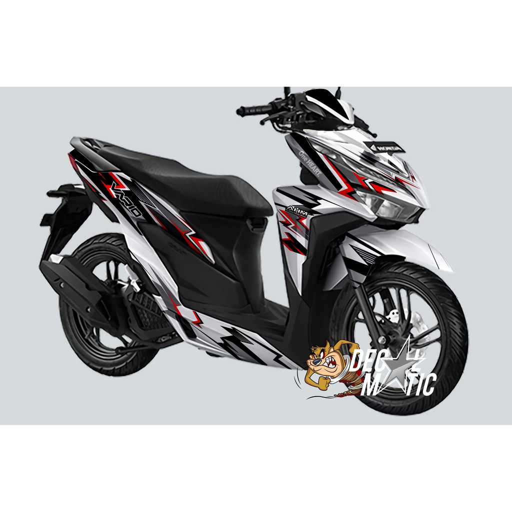 Dekal Vario 150 Full Body Setiker Full Body Vario Putih 125 150 New Led Grafis  2
