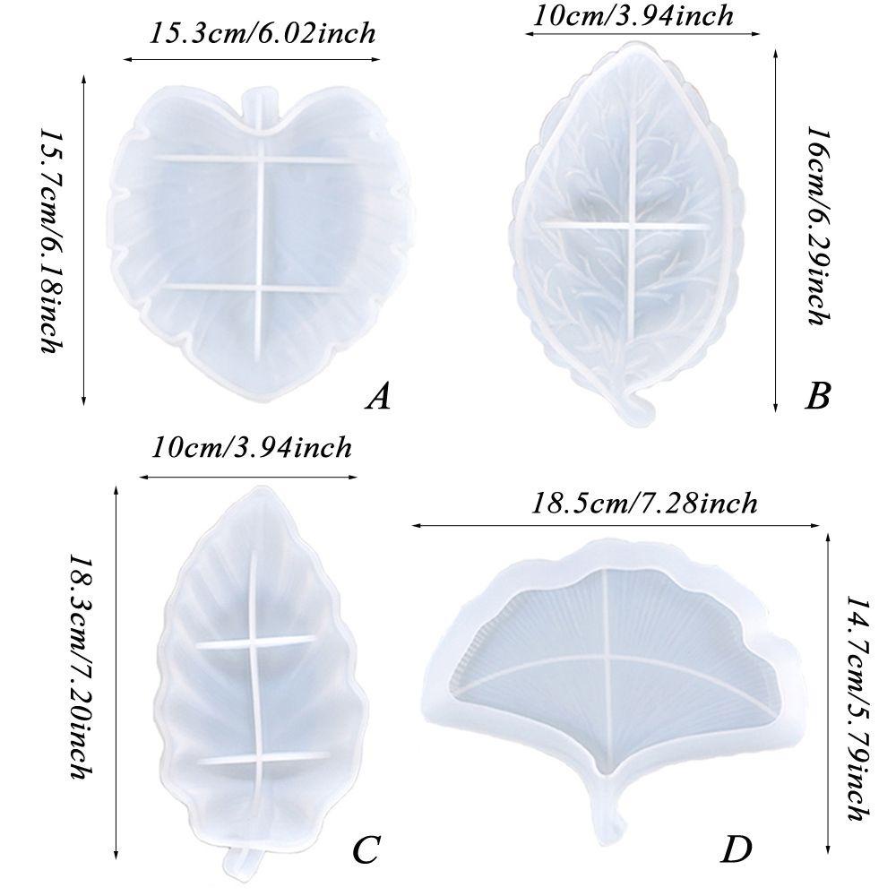 Cetakan Resin Bentuk Daun Bahan Silikon Untuk Dekorasi Rumah