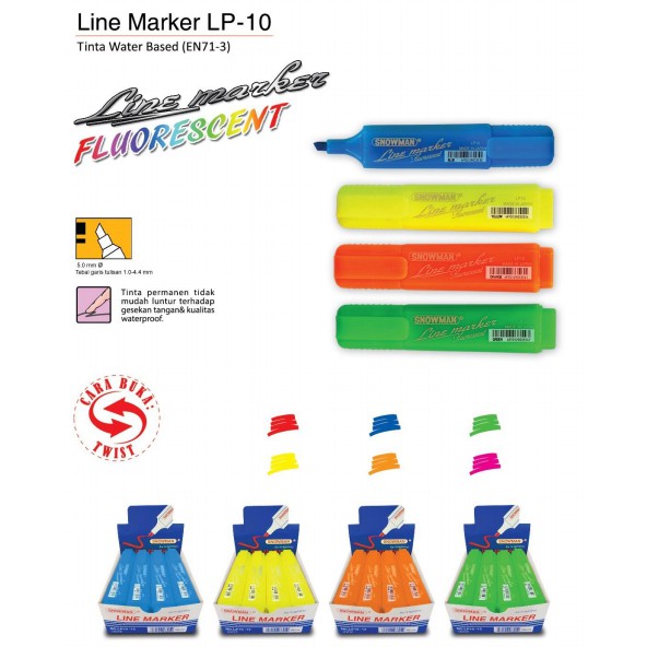 

Stabilo / Line Marker LP-10 / Lusin TERMURAH