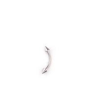 LRC Anting Alis Fashion Colorful Stainless Steel Pointed Eyebrow Nails (1pcs) V49242