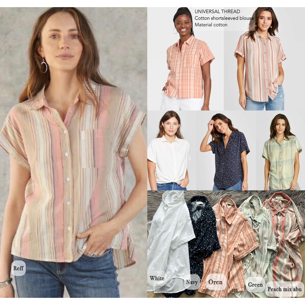 Un*versal T plaid blouse