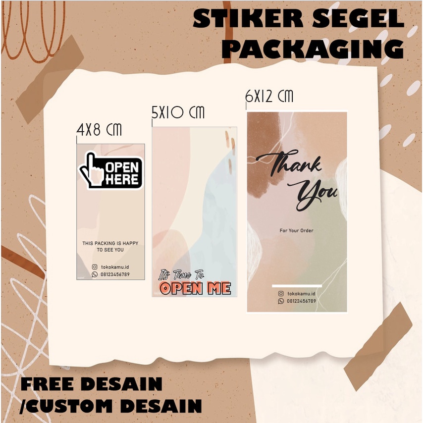 

STIKER PACKAGING