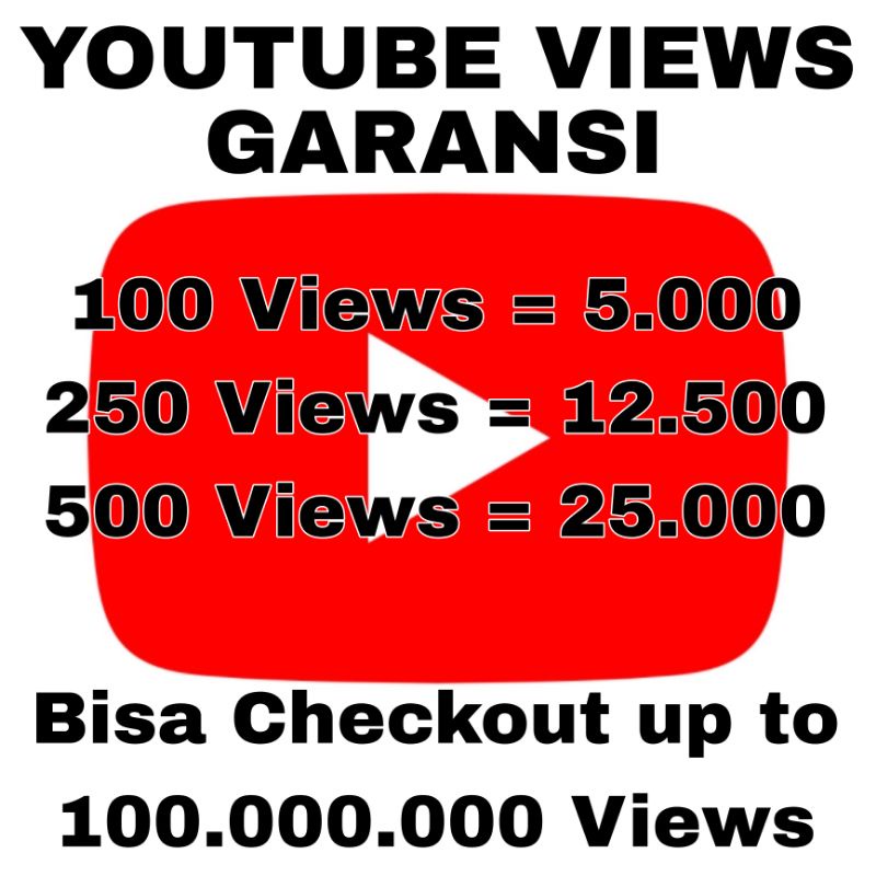 YouTube Views GARANSI