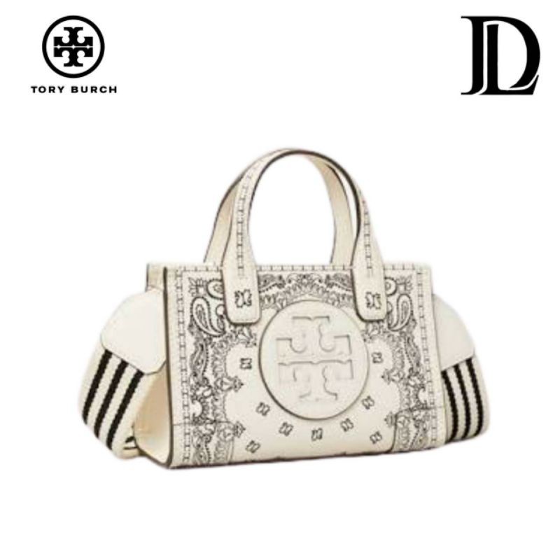 TB Ella Printed Leather Micro Tote