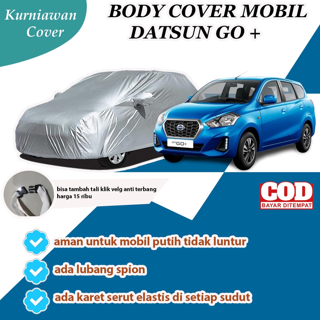 Cover Mobil / Sarung Cover Mobil Datsun Go Plus / Selimut Mobil Datsun Go plus Panca / Mobil Datsun 