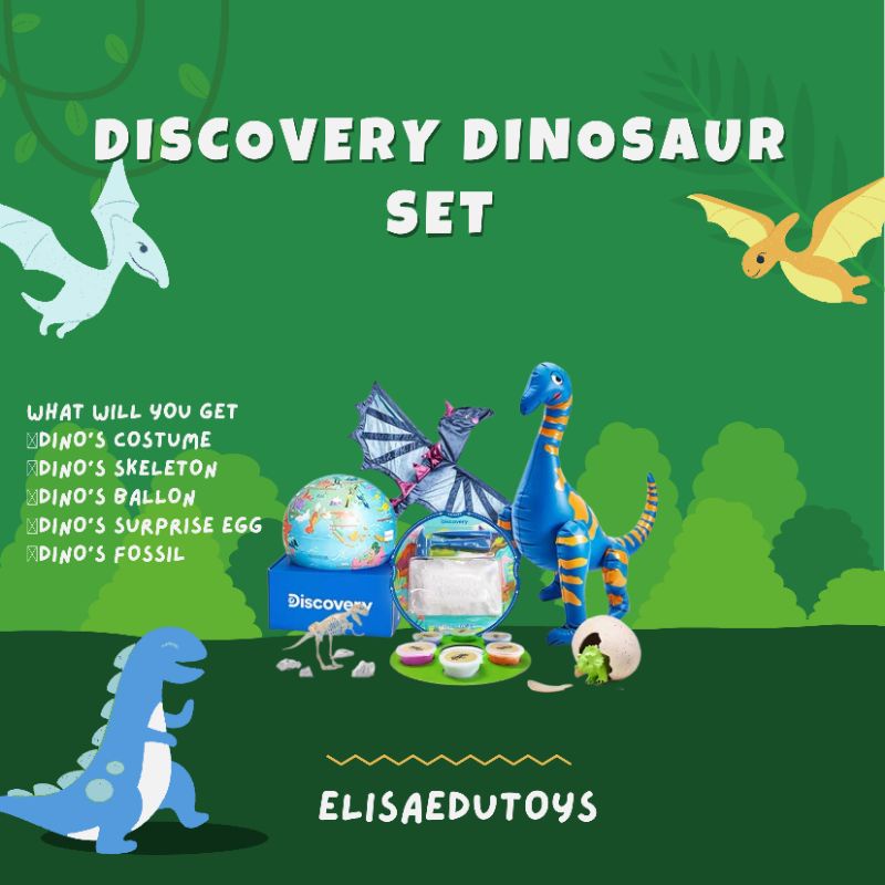 discovery dinosaur set