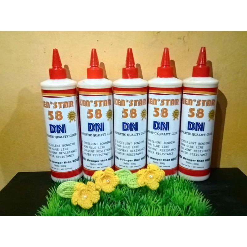 

LEM DN.58 | LEM Aliphatic | Lem kayu ALIFATIK | KENSTAR.600.gram