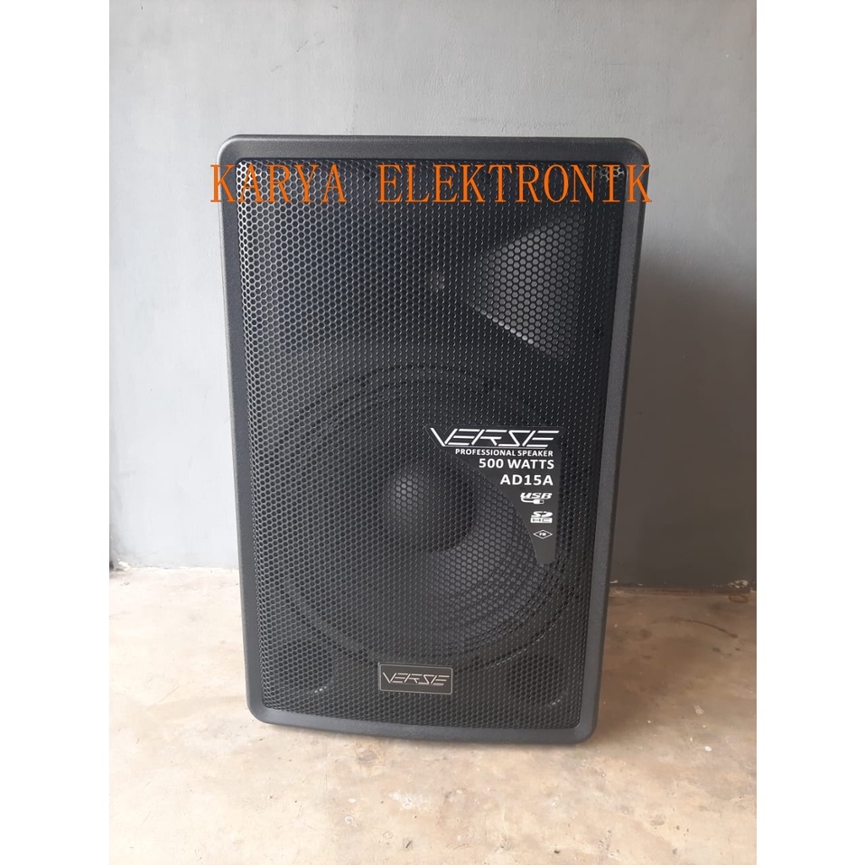 SPEAKER AKTIF 15 INCH VERSE AD15A AD 15A 400 WATT USB