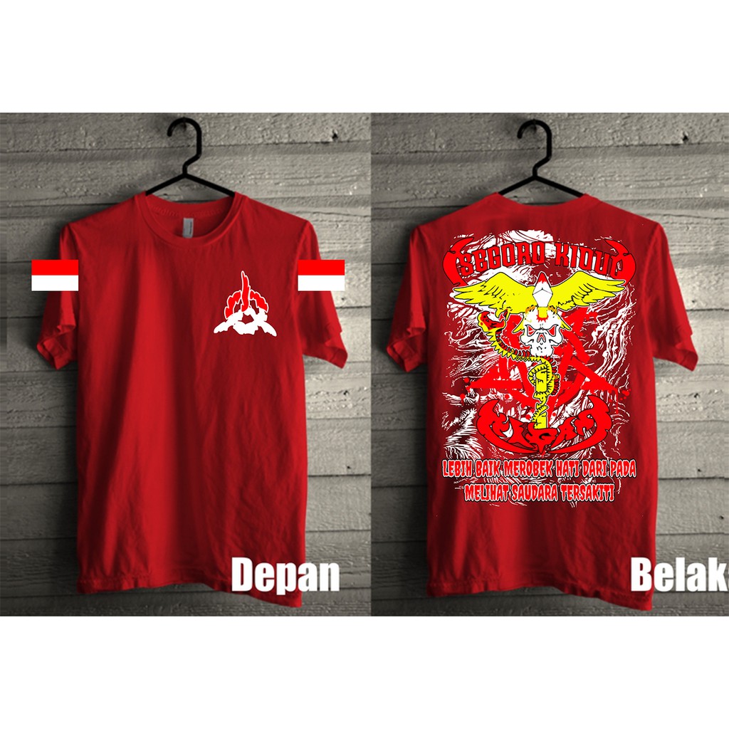 Kaos Ligas Pagar Nusa-Bisa COD-Limited Edition-Warna Merah