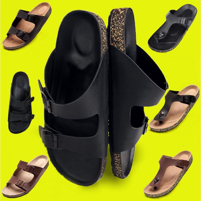 Sb - Sandal Pria Casual Kekinian / Sandal sloup hitam