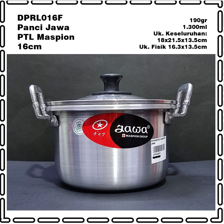 DPRL061F Panci Jawa Maspion 16