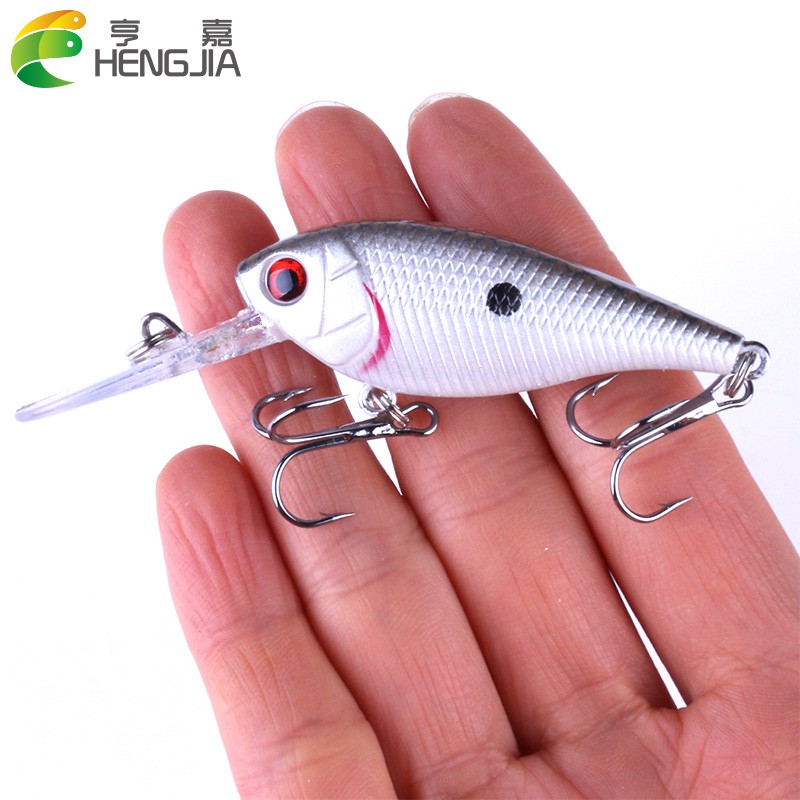 HENGJIA 3pcs new minnow umpan pancing crankbait ikan fishing lure bass bait 2.7m-3.6m