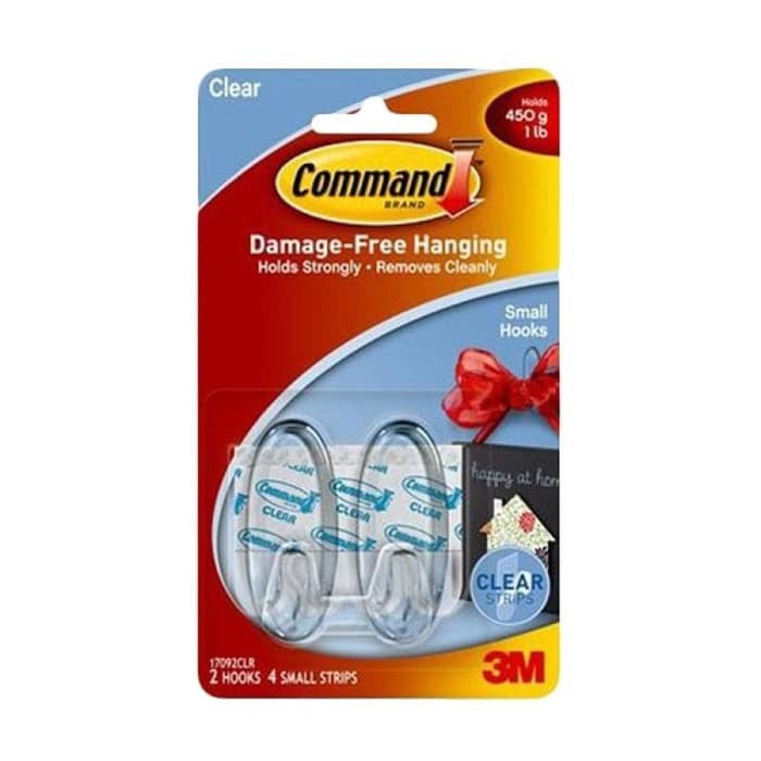 

17092CLR SMALL CLEAR HOOK 6PK / BAG 6B / CS