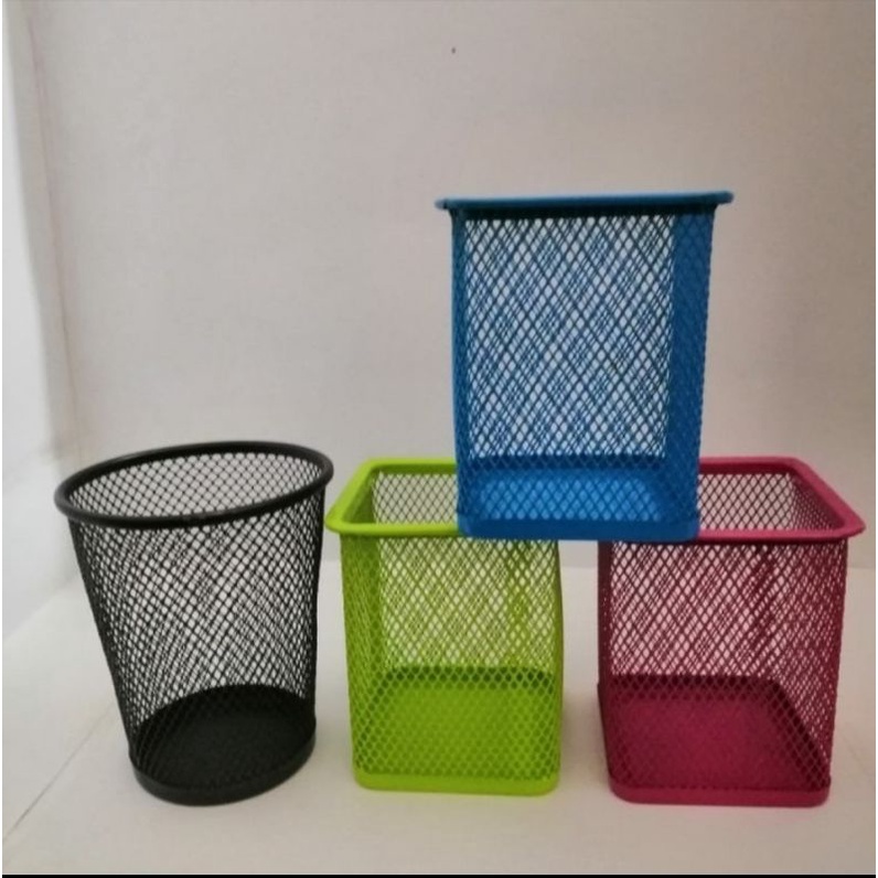 

RACK keranjang alat tulis kantor bahan besi/WADAH PULPEN