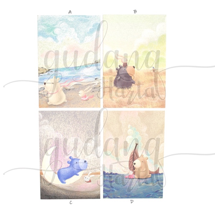 

Notebook A5 Running Bear Buku Tulis Beruang Lari Lucu GH 308612