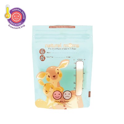 BREASTMILK BAGS KANTONG ASI NATURAL MOMS / BOBA/ RASA/ LOVE STRORY GABAG 120 ML  /100 ML ISI 30 PCS