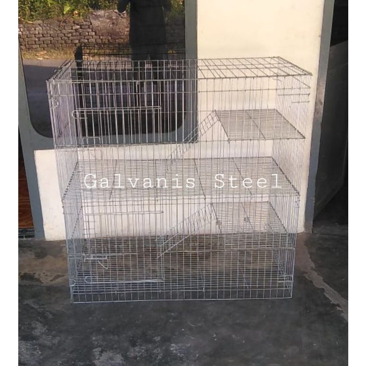 Kandang Kucing 2 tingkat