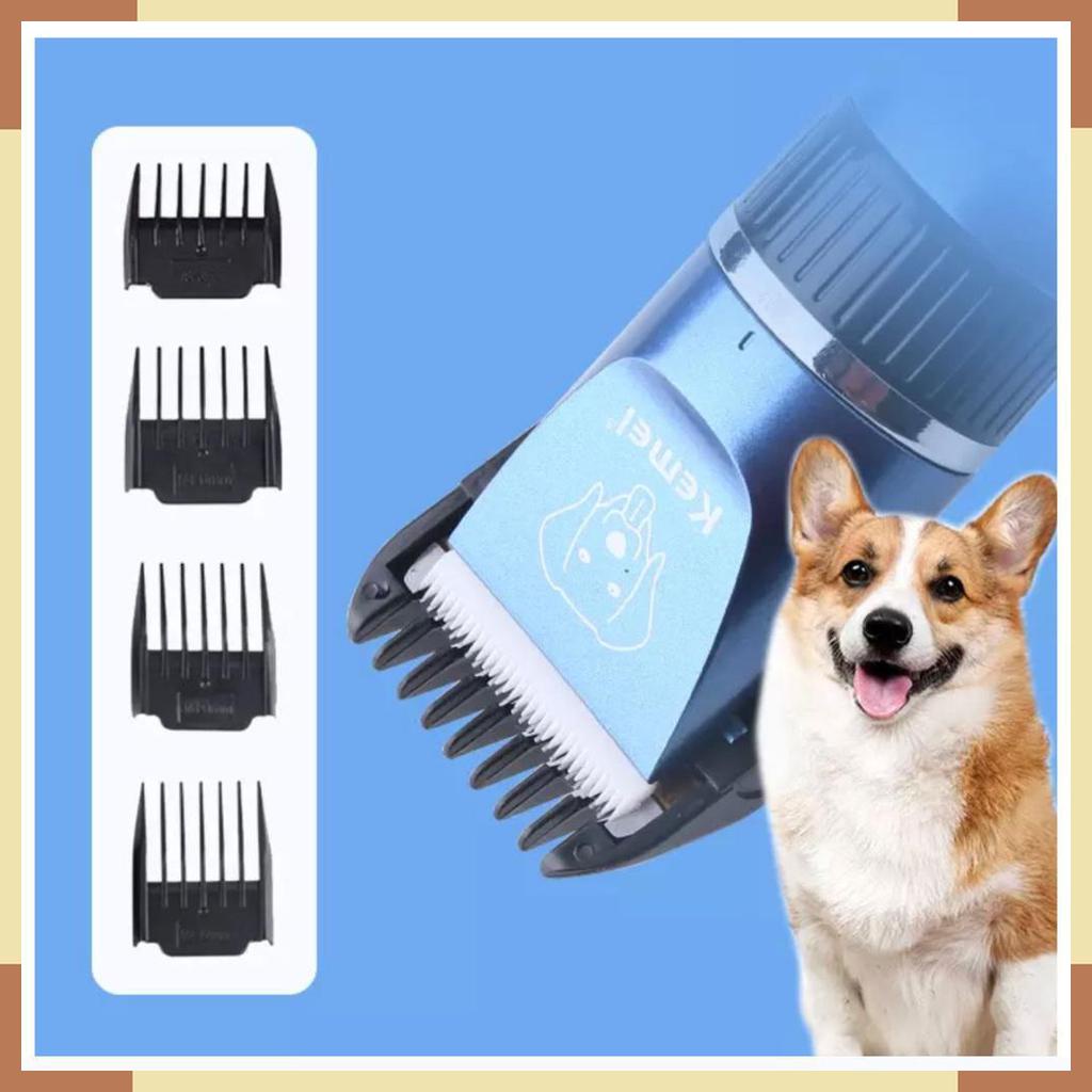 KEMEI CW12 Original Pet Clipper CAS Baterai Alat Cukur Potong Bulu Hewan Anjing Kucing Kelinci KM CW12 KMCW12