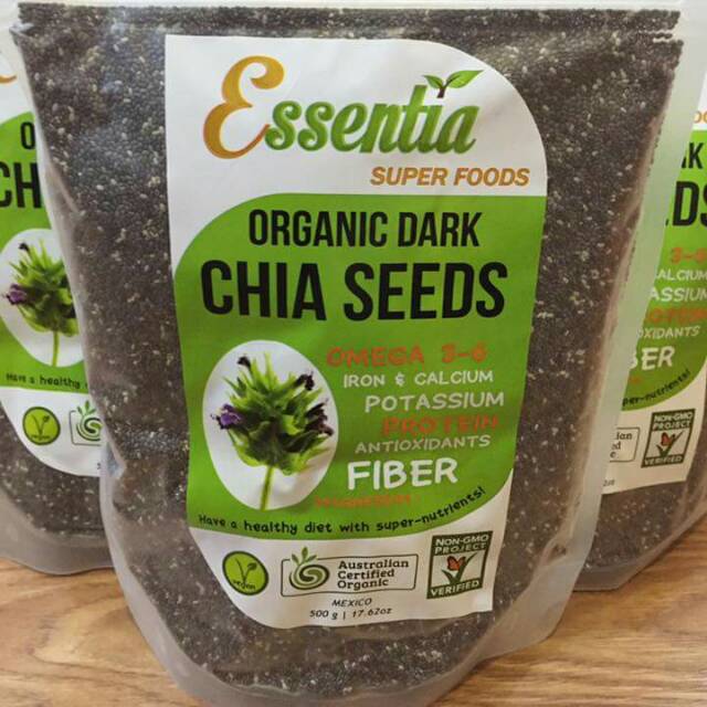 

Essentia Super Food Organic Dark Chia Seeds 500g