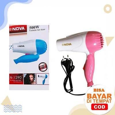 HAIR DRYER MINI LIPAT G NOVA/PENGERING RAMBUT MINI LIPAT G NOVA/HAIR DRYER G NOVA 500W G-1290