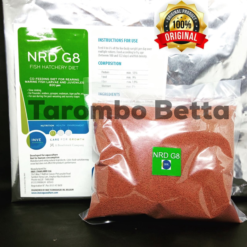 Pelet NRD G8 500 gram - Pellet G 8 Makanan Ikan 500gr 500gram