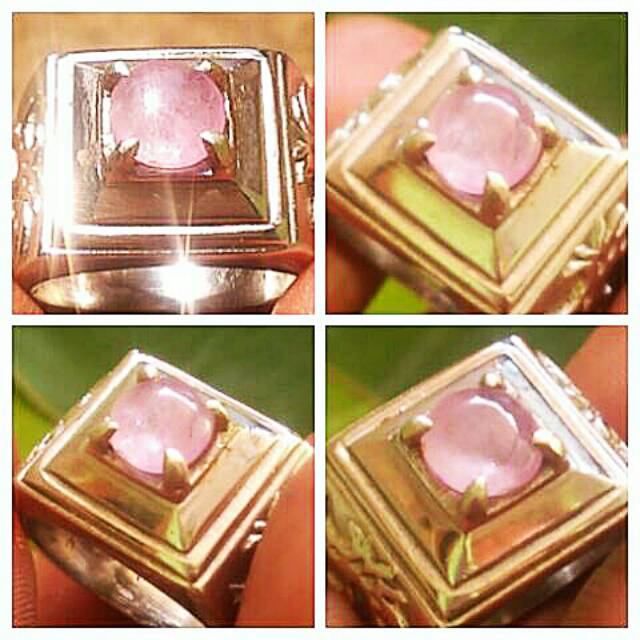 Cincin Natural Star Ruby Burma No Heat Original Asli Alam Mulus