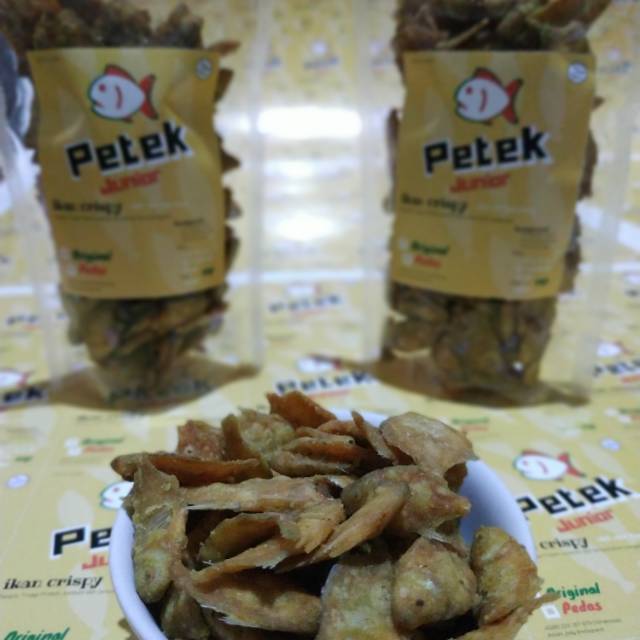 

Petek junior ikan pepetek krispi rasa original 70 gram