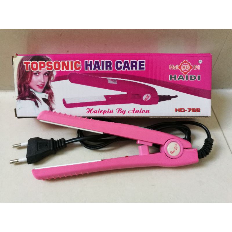 Hair Dryer Rainbow Pengering Rambut Hairdrayer + Gratis Catokan Mini Haidi HD-768 Catok Pelurus Rambut