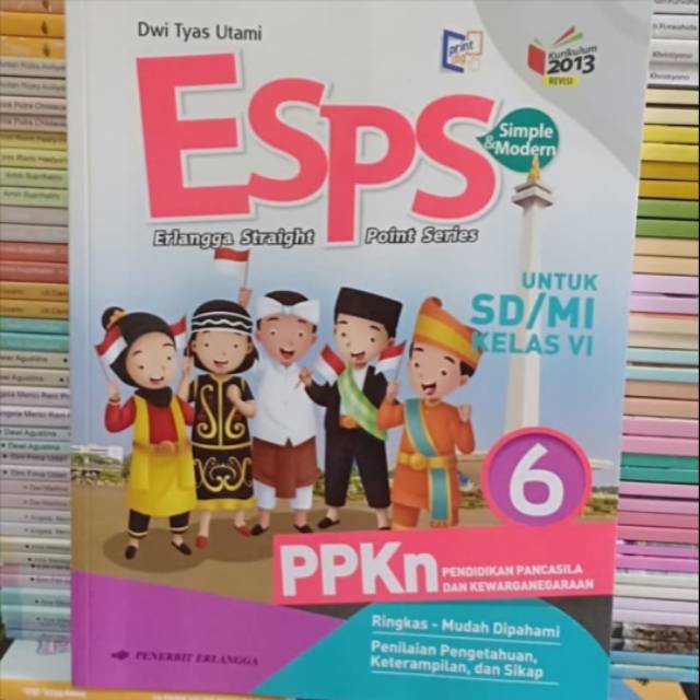 PROMO Buku SD ESPS PPkn Kelas 6 Erlangga