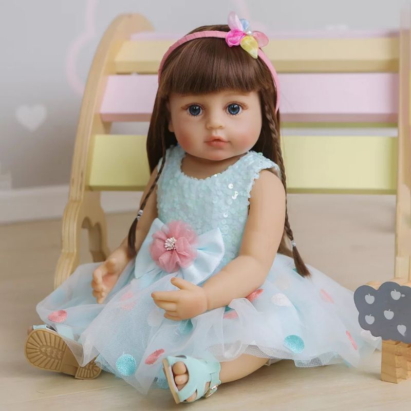 ❤️Jessica❤️ Reborn baby doll princess toddler girl soft real touch full body silicone/Boneka Reborn