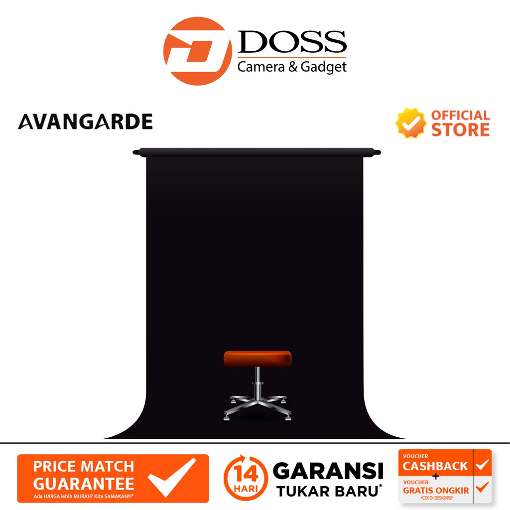 Avangarde Seamless Background Paper - 44 Jet