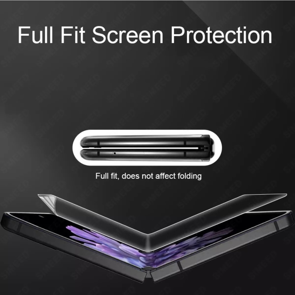 Hydrogel anti gores Samsung Galaxy Z FLIP 3 4 screen guard FULL SET