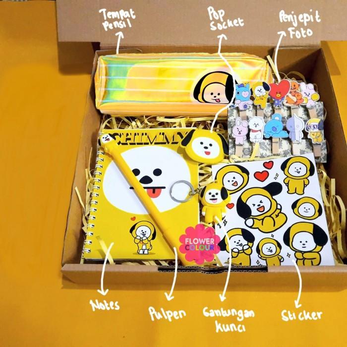 

PAKET ALAT TULIS KARAKTER BT21 CHIMMY COOKY TATA Berkualitas