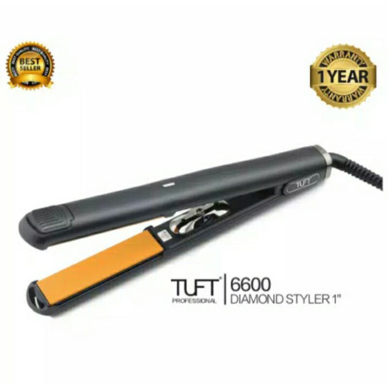 Tuft 6600 Nano Ceramic 1 Inch Catokan Rambut Diamond Styler